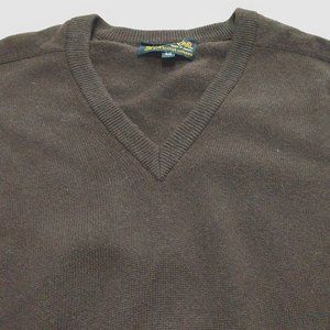 Lut Enri 100% Pure Scottish Cashmere V Neck Sweate